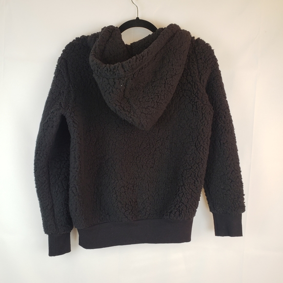 Marc New York plush Fleece zip up hooded sweater - Picture 2 of 5